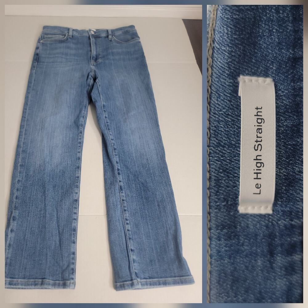 Frame Jeans Womens SZ 30 Le High Straight High Rise Model Of Duty